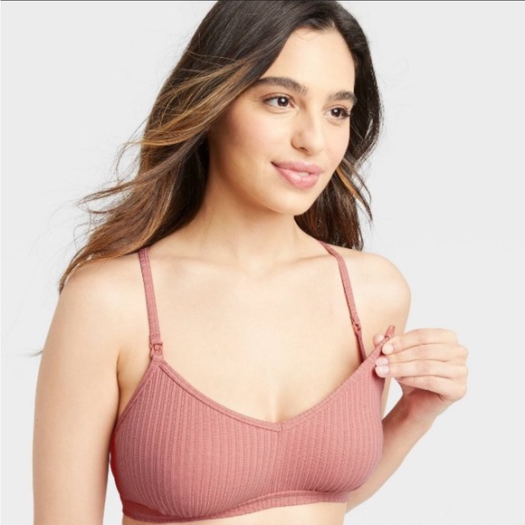 Set of 2!!! Women's Nursing Bralette - Auden Rose XS - Picture 3 of 7